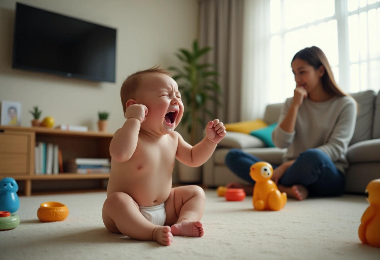 bébé pleurer